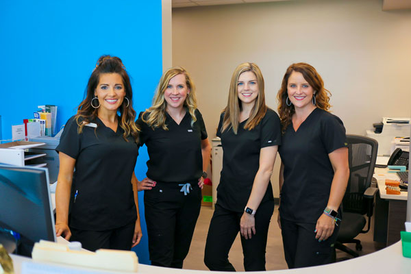 Our dental team at Singing River Dentistry in Muscle Shoals, AL Our dental team at Singing River Dentistry in Muscle Shoals, AL