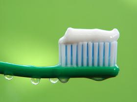 Toothpaste and toothbrush